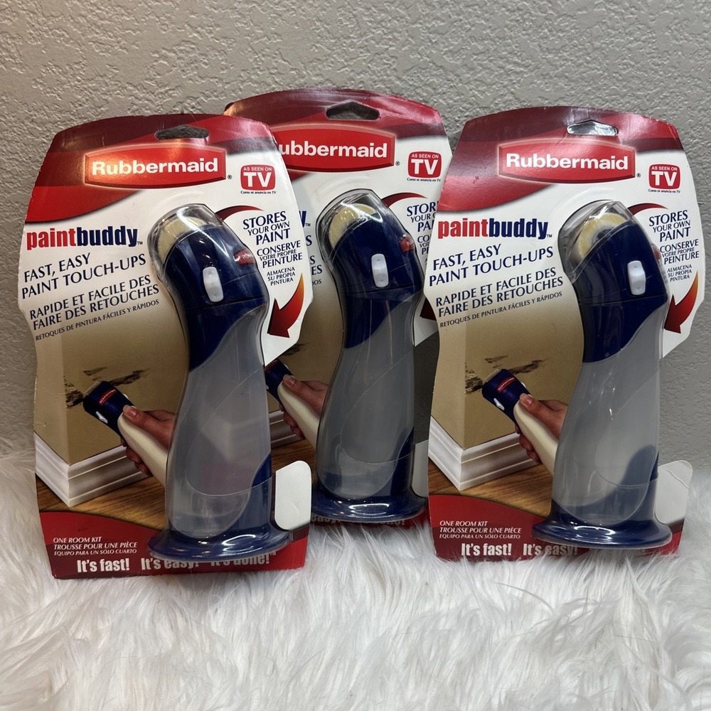 $40 🌙 Rubbermaid Paint Roller Buddy Touch-Up Tool 3 NOS NEW